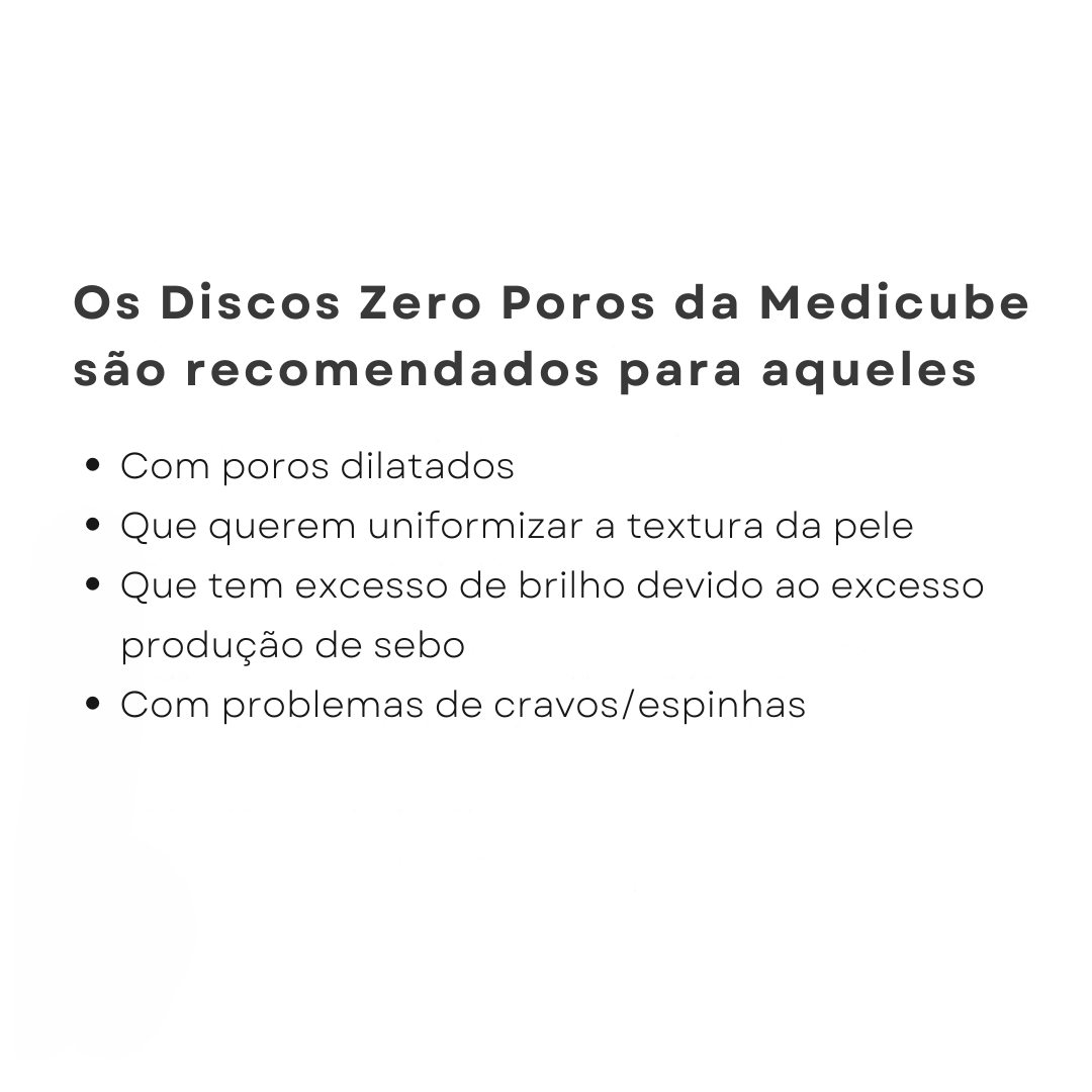 Disco Zero Poro 2.0 com AHA e BHA | Medicube