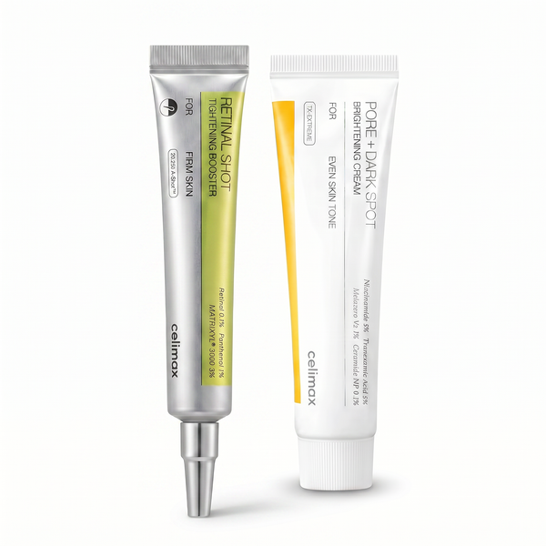Kit Celimax Vita A Retinal Shot + Creme TXA para Manchas e Poros