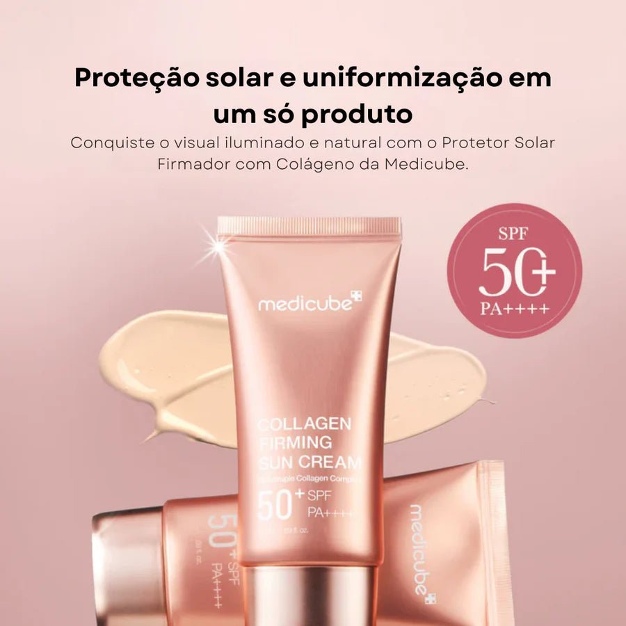 Protetor Solar Medicube com Colágeno – Firmador e Iluminador